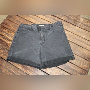 Sonoma Women's washed black denim Jean Shorts